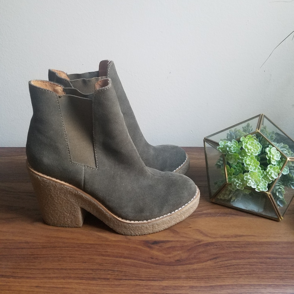 Urban Outfitters suede boots